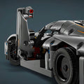 LEGO Technic 42173 Koenigsegg Jesko Absolut Grey Hypercar for Ages 10+, rear view