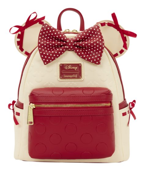 Loungefly Minnie Rock The Dots Mini Backpack