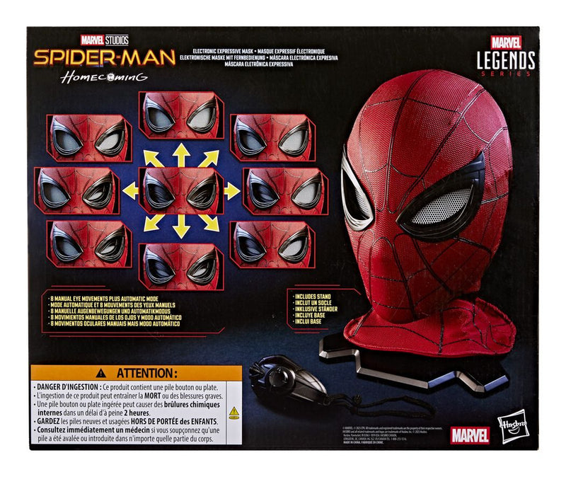 Marvel Legends Series Spider-Man Electronic Expressive Mask - Image
