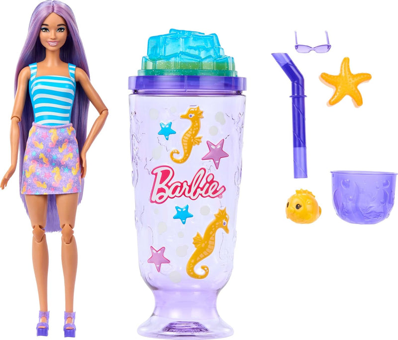 Barbie Pop Reveal Doll: Sea Slushy (Purple)