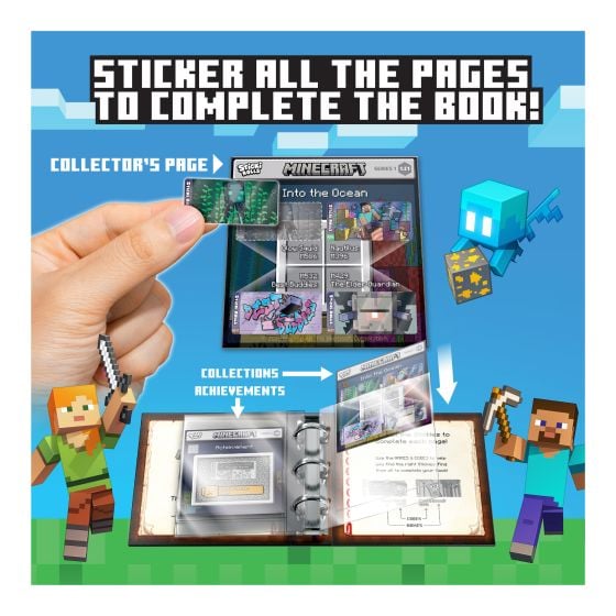 Sticki Rolls Minecraft Collectors Book