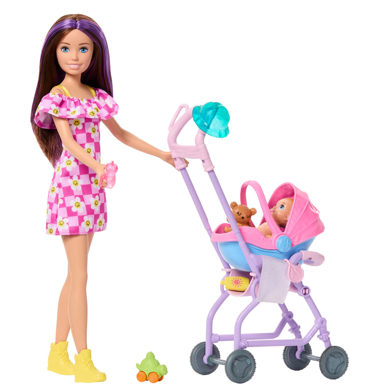 Barbie Skipper Babysitters Inc. Playset with Stroller &  Accessories - Image