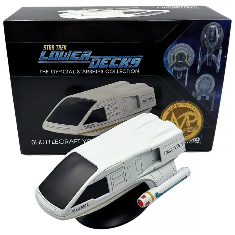 [SIGNATURE SERIES] #04 Yosemite Shuttlecraft Model Die Cast Ship (Eaglemoss / Star Trek) - Limited Edition: 1 of, in display