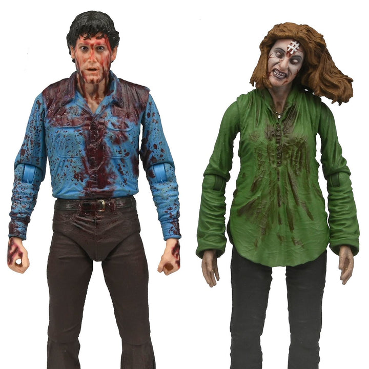 Evil Dead: Bloody Ash and CHeryl Williams Ultimate 7" 2-Piece Scale Action Figures