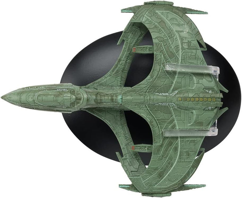 R.R.W. Aelahl Light Warbird Battlecruiser Diecast Model Ship STO (Star Trek / Eaglemoss), rear view