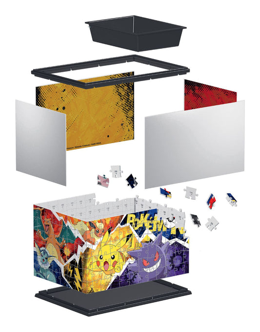 Pokemon Storage Box 216 Piece 3D Puzzle - Image