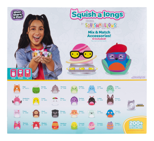 Squishalongs - 25 Pack (Style 1) W3 - Image