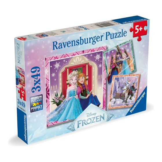 Disney Frozen 3x49 Piece Jigsaw Puzzle