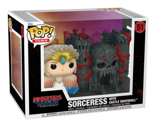 Pop! Town - Masters of the Universe - Sorceress with Castle Grayskull collectible from Abgee
