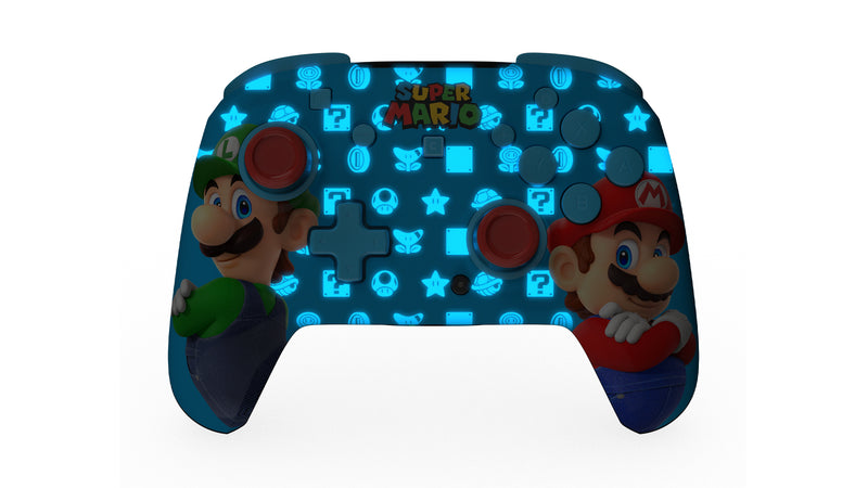 Turtle Beach Rematch Wireless Controller Mario and Luigi for Nintendo Switch 2 close up detail