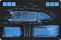 U.S.S. Enterprise Moore-Type Passenger Shuttle Model Diecast Shuttlecraft Ship (Eaglemoss / Star Trek), close-up detail