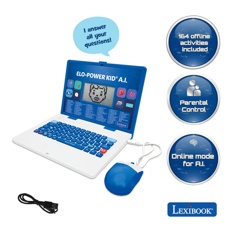 ELO-Power Kid AI Talking Educational Laptop