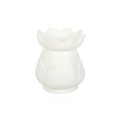 White Lotus Flower Oil Burner