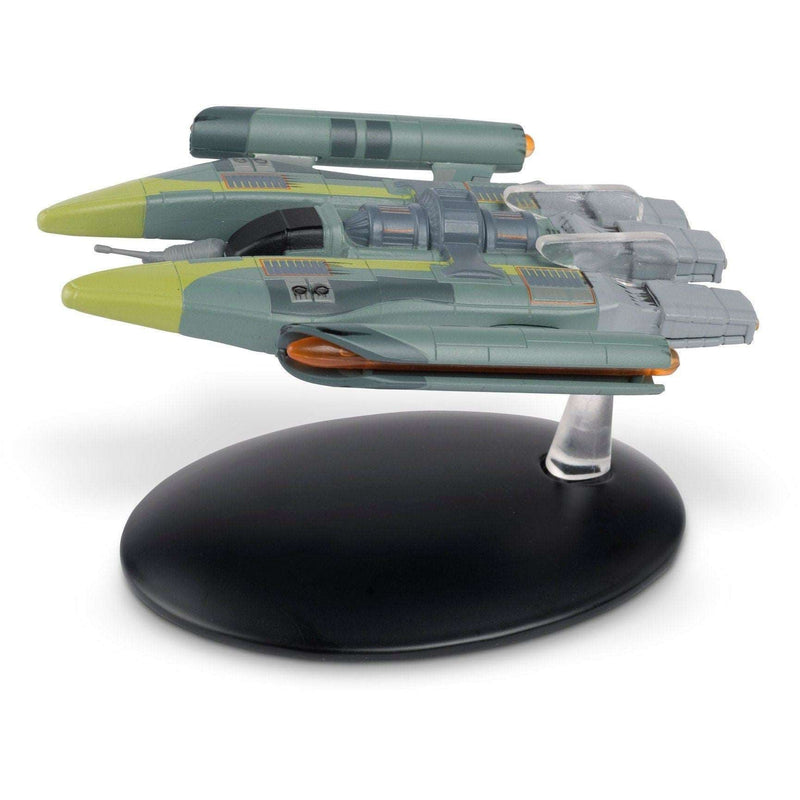 Vaadwaur Assault Fighter Model Die Cast Ship (Eaglemoss / Star Trek), close-up detail