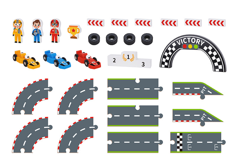 Wooden Racing Game