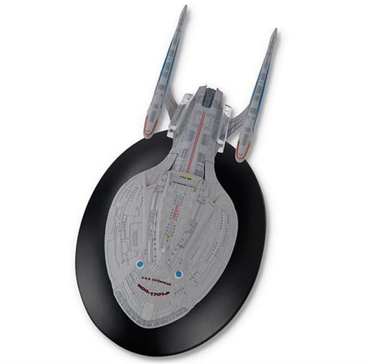 U.S.S. Enterprise NCC-1701-F (Federation Livery) Model Die Cast Ship BONUS ISSUE (Eaglemoss / Star Trek), alternate view