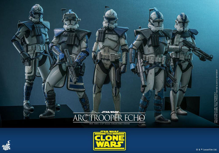 Hot Toys Star Wars The Clone Wars Arc Trooper Echo 1/6th Scale Figure