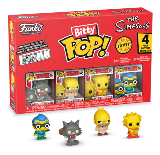 Bitty Pop! The Simpsons Scratchy 4 Pack