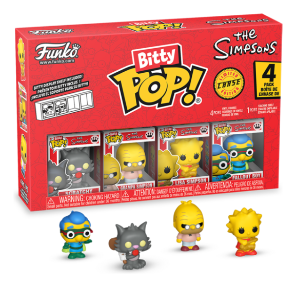 Bitty Pop! The Simpsons Scratchy 4 Pack
