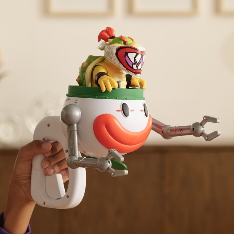 The Super Mario Galaxy Movie - 5” Bowser Jr. with Clown Car, Paintbrush and Water-Reveal Stickers - Image