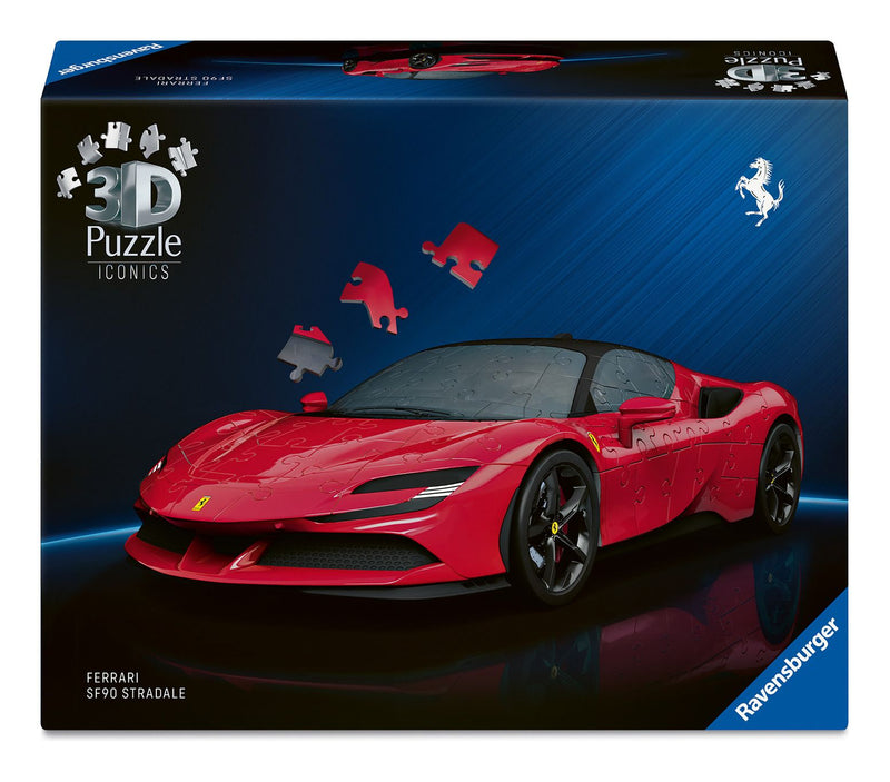 Ferrari Stradale 108 Piece 3D Puzzle, close-up detail