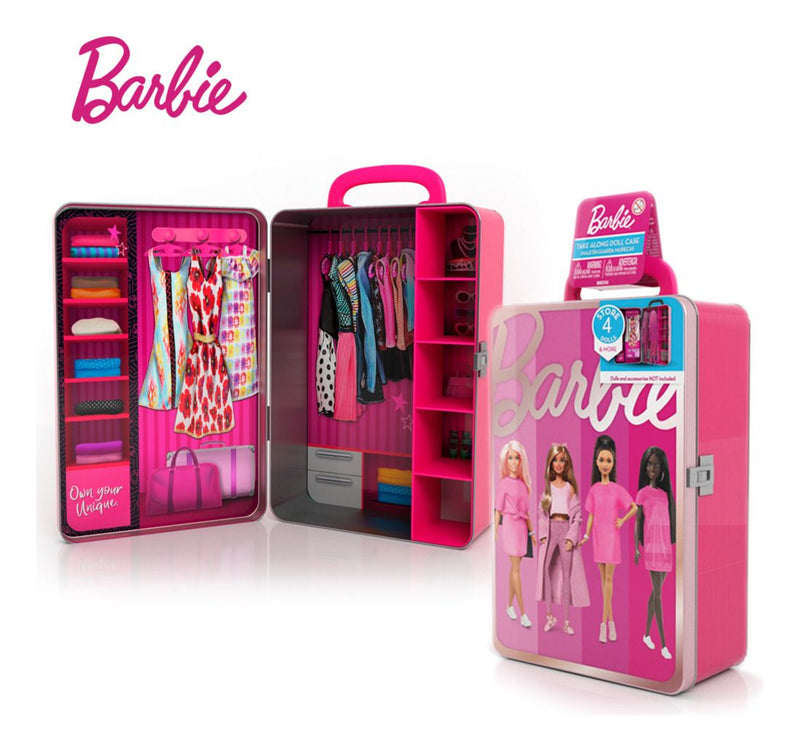 Barbie Take Along Doll Case Wardrobe - Image