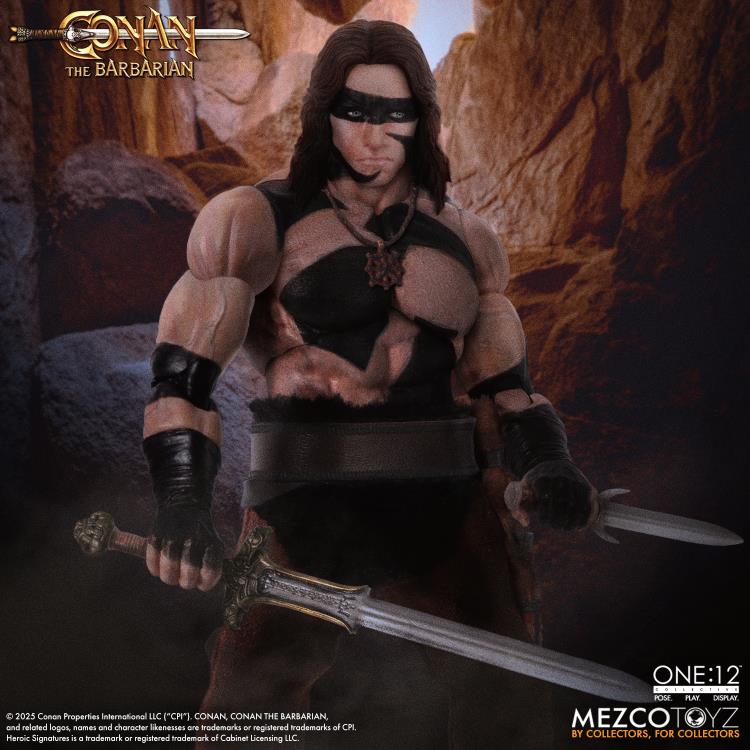 Mezco Conan the Barbarian (1982) One:12 Collective Conan (War Paint Edition) Action Figure