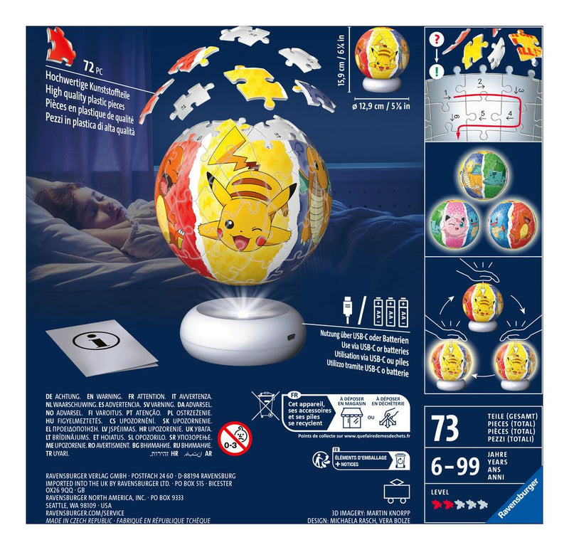 Pokemon 3D Puzzle Night Light - Image