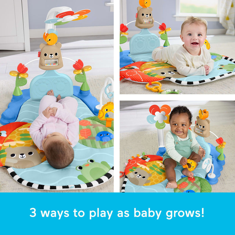 Fisher-Price Baby Play Mat 3-in-1 Kick & Sway Gym - Image
