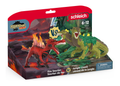 Schleich - Fire Saurian VS Jungle Lizard - Image