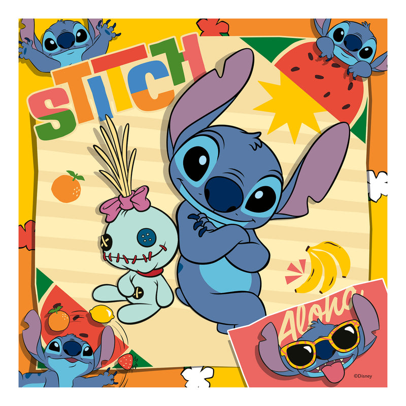 Disney Stitch 3x 49 Piece Jigsaw Puzzles
