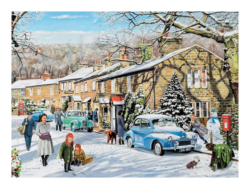 Happy Days No 9, Village Life, 4x500pc - Image