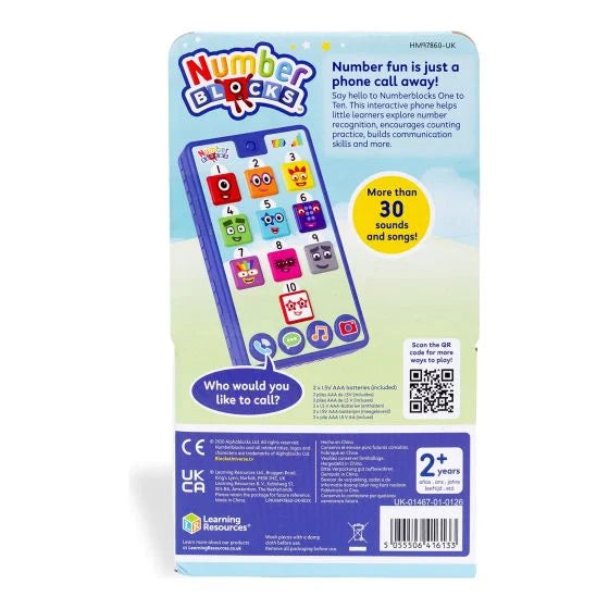 Numberblocks Number Fun Phone, front detail