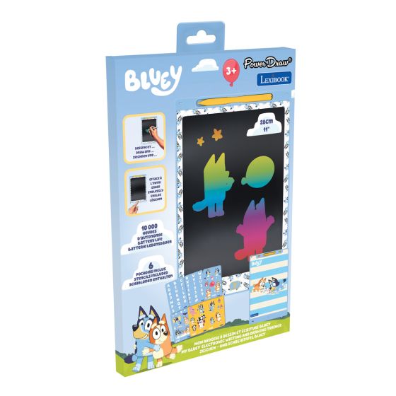 Bluey 11" Multicolour E-ink Tablet With Stencils