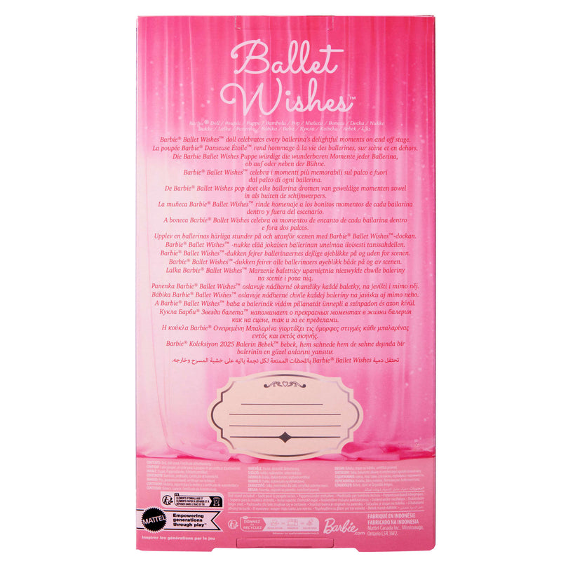 Barbie Signature Ballet Wishes Doll detail shot