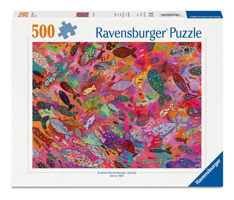 Fish in Fuchsia, 500pc - Image