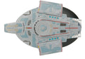 U.S.S. Defiant NX-74205 (Defiant-class) Diecast Model Ship (Eaglemoss / Star Trek), close-up detail