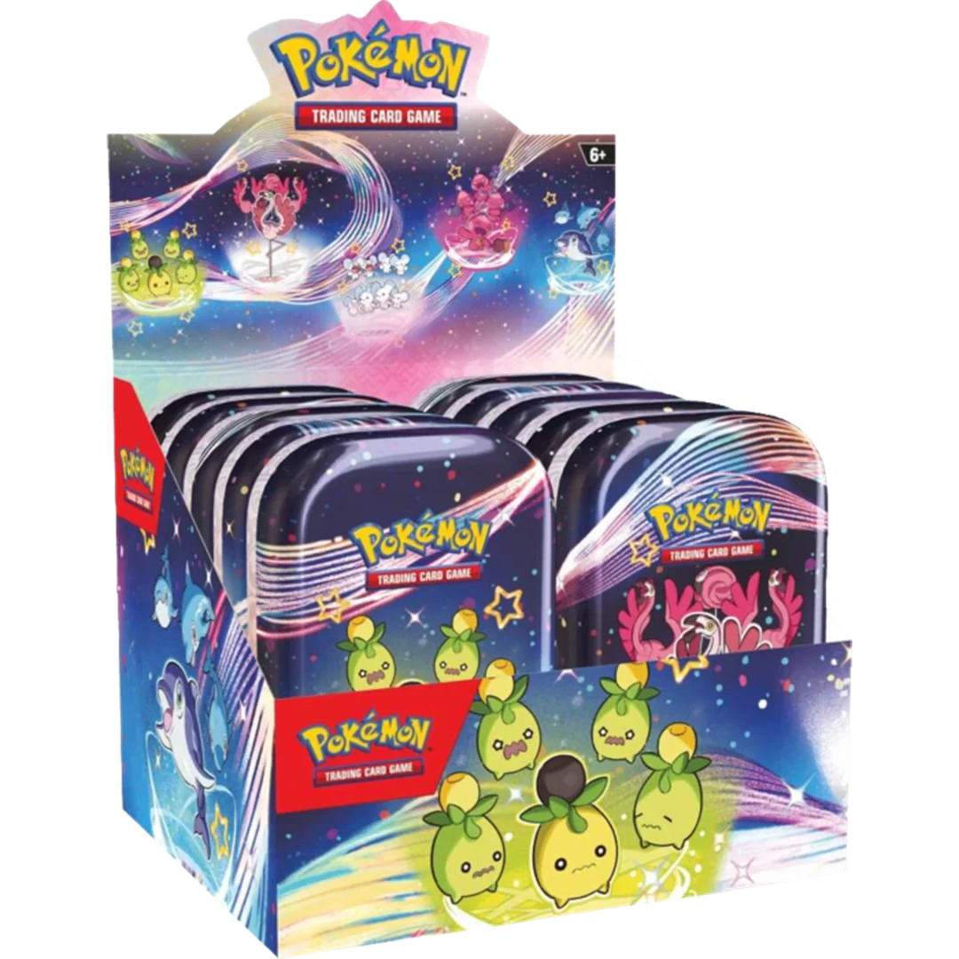 Pokemon TCG: Scarlet & Violet 4.5 Paldean Fates Mini Tin Case of 10