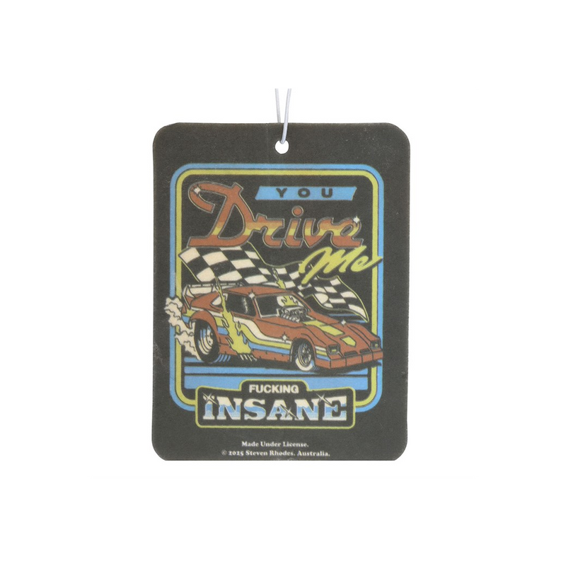 You Drive Me Insane Vanilla Air Freshener by Steven Rhodes