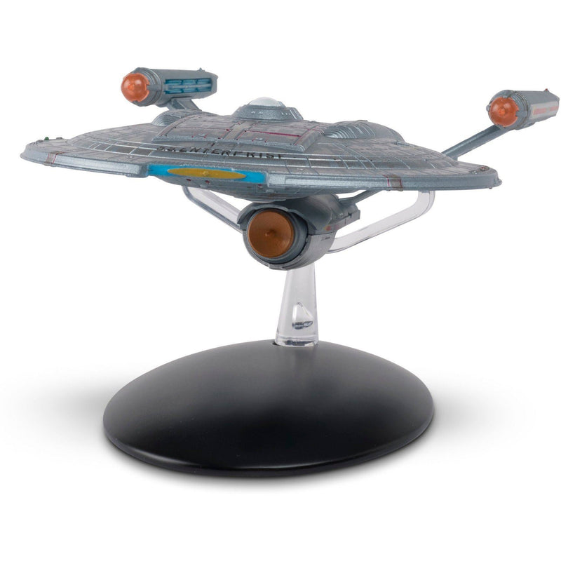S.S. Enterprise (NX-Refit) SPECIAL ISSUE Model Die Cast Ship SIGNATURE SERIES (Eaglemoss / Star Trek), in display