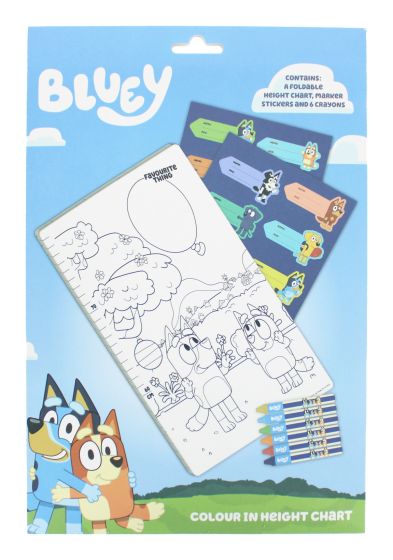 Bluey Height Chart
