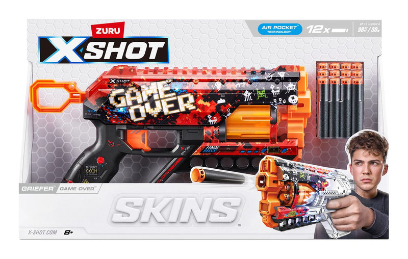XSHOT Skins Griefer Blaster (12 Darts) - Image