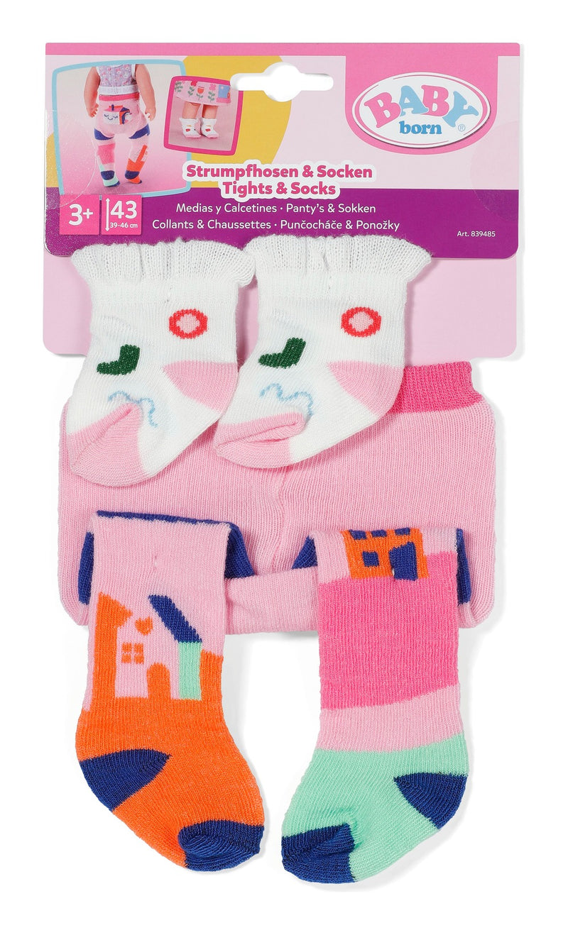 Baby Born Tights & Socks 43cm, 2 Assorted