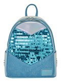 Loungefly Frozen Elsa Glitter Sequin Mini Backpack