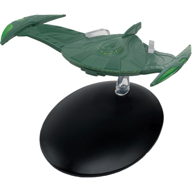 Romulan Bird-Of-Prey (2152) Starship Model Die Cast Ship (Eaglemoss / Star Trek), side angle