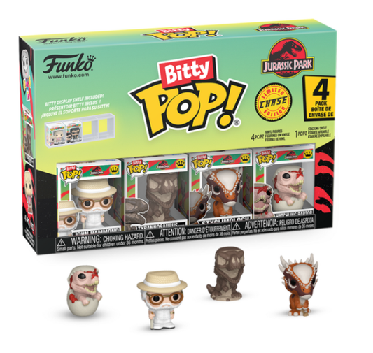 Bitty Pop! - Jurassic Park - Raptor 4 Pack
