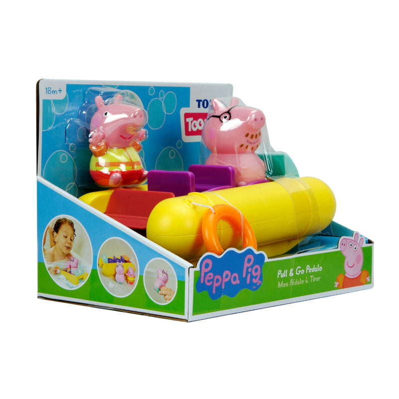 Toomies Peppa Pig Pull & Go Pedalo - Image