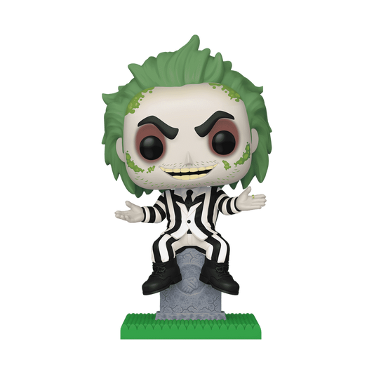 Pop! Vinyl (Exc) - Beetlejuice - Beetlejuice on Stone (Glow)