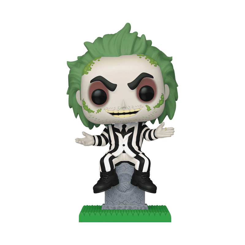 Pop! Vinyl (Exc) - Beetlejuice - Beetlejuice on Stone (Glow)