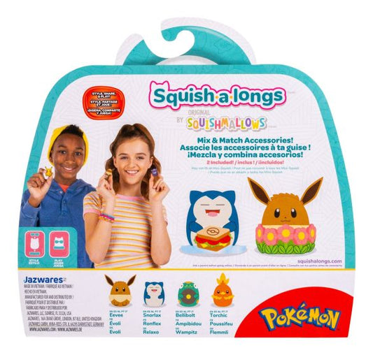 Squishalongs - Pokemon 4 Pack (Style 1) W1